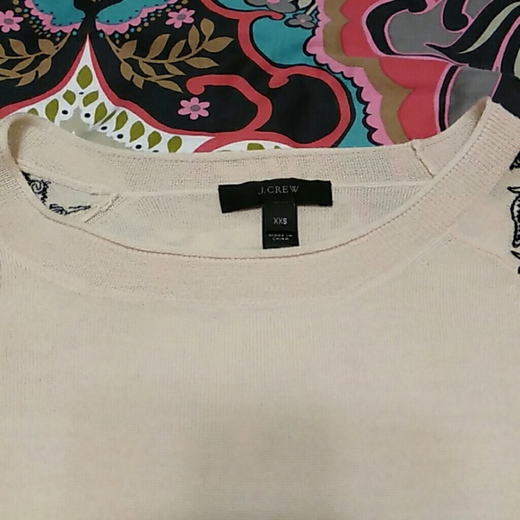 J Crew embroidered sweater - Picture 2 of 3