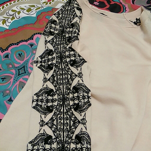 J Crew embroidered sweater - Picture 3 of 3