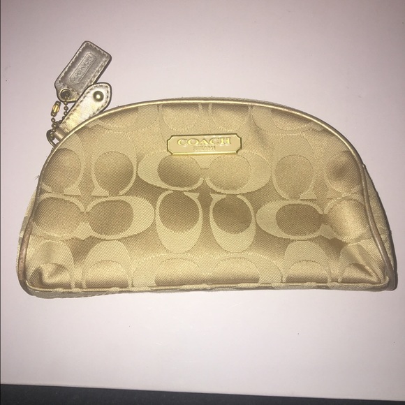 Coach small cosmetic case