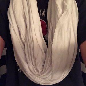 White Infinity Scarf