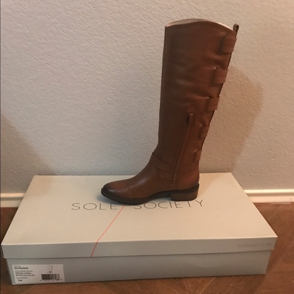 Brand new cognac boots - Picture 1 of 4