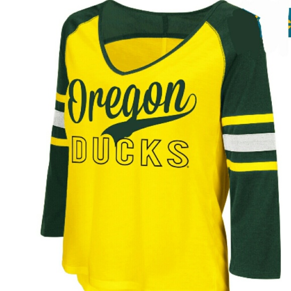 Colosseum Tops - NWT Oregon Ducks Baseball T