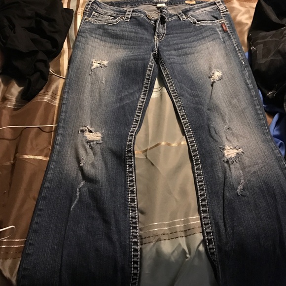 Silver jeans