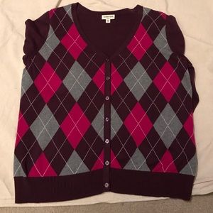 Size 1X cardigan sweater