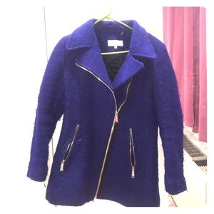 Calvin Klein size PXS blue wool coat !!