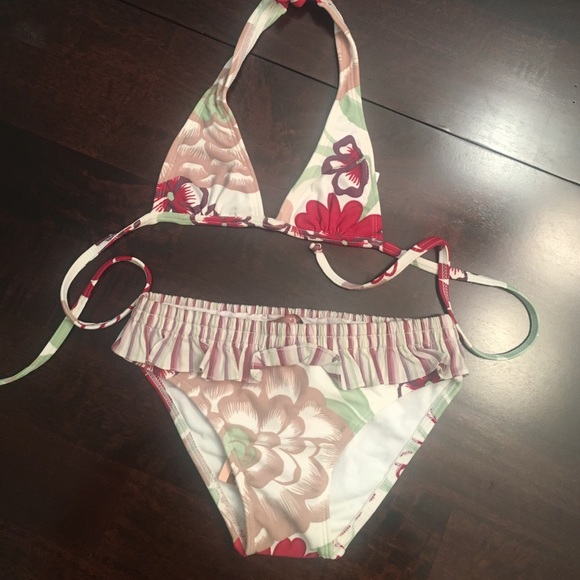 Agua De Coco - Kid's Bikini Top and Bottom