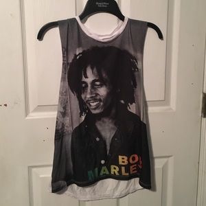 NWT Bob Marley Cut Off Tank