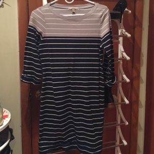 Striped Banana Republic Dress