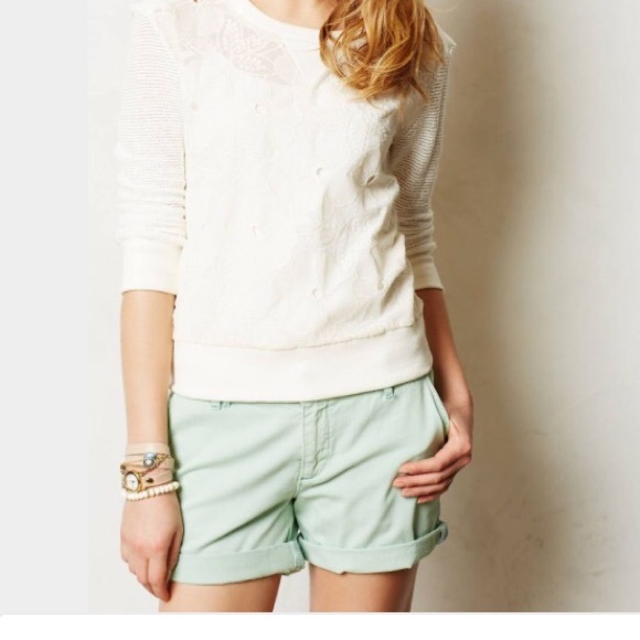 Anthropologie cuffed shorts