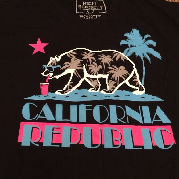 California Republic Riot Society Tshirt