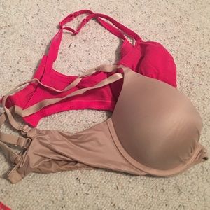 Two Victoria secret 36C bras