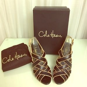 Women's Cole Haan Strappy Heeled Sandals Size11B