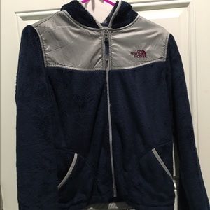 One Navy&Grey North Face Jacket. Size-L(14/16)