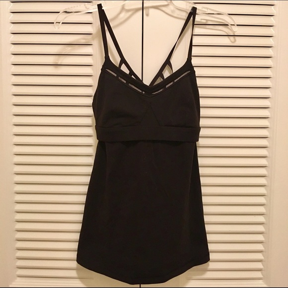 Lululemon black just breath tank top -Small