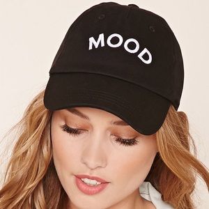 Sexy Black "MOOD" Dad Hat. Let everyone know ✌🏼