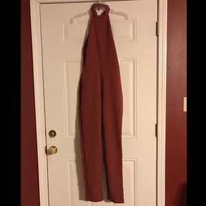 Medium Charlotte Russe Backless Rust Jumper NWT