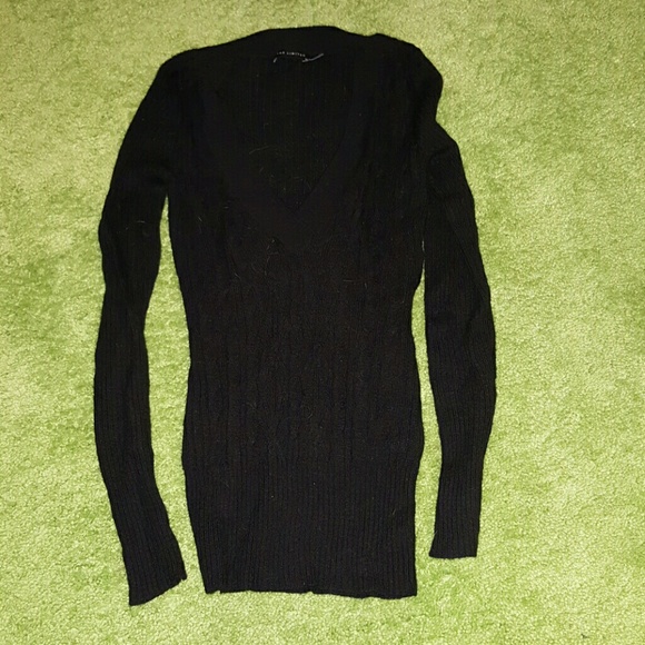 Black V-neck