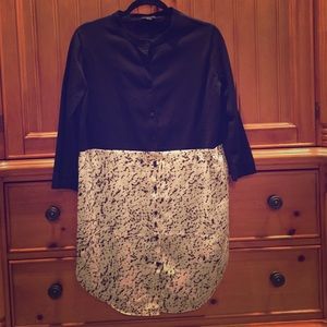 COS button up blouse/dress