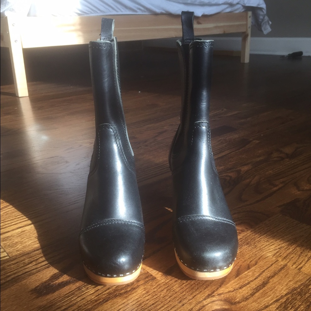 Swedish Hasbeens Clog Boots (Cilla)