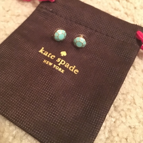 kate spade Jewelry - Turquoise kate spade earrings