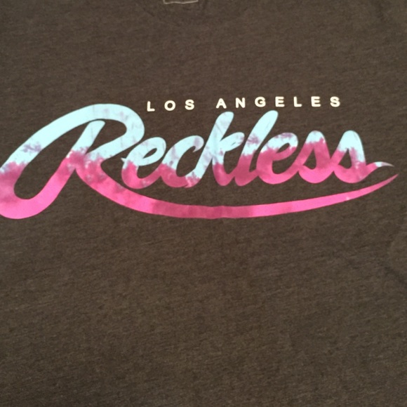 Gray Young & Reckless T-Shirt