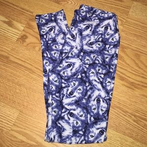 LulaRoe one size wolf legging *unicorn*
