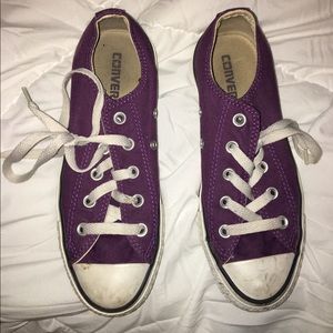 Purple converse size 6