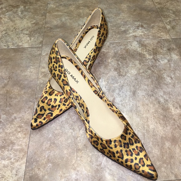 Cheetah Print Kitten Heels!