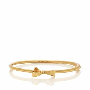 Kate Spade Love Notes Bow Bangle Gold