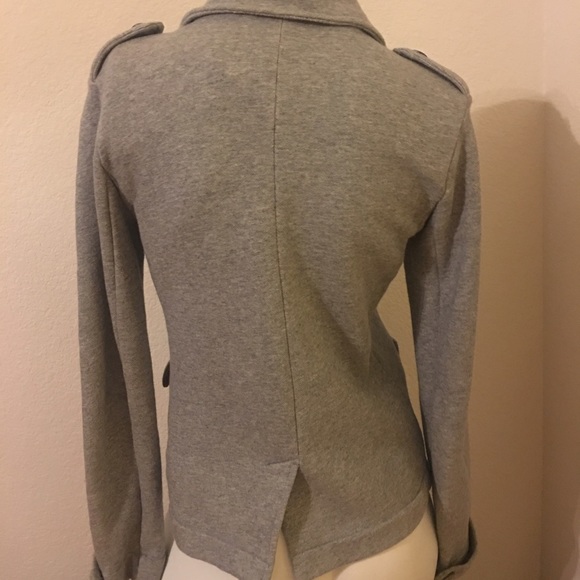 The Gap double breasted gray lined sweater. Small - Picture 3 of 4