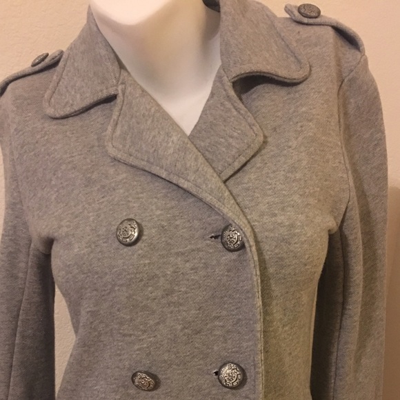 The Gap double breasted gray lined sweater. Small - Picture 4 of 4