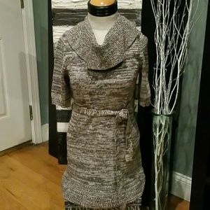 Mudd cowl neck sweater dress L