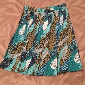 Unique pleated skirt *NWOT*