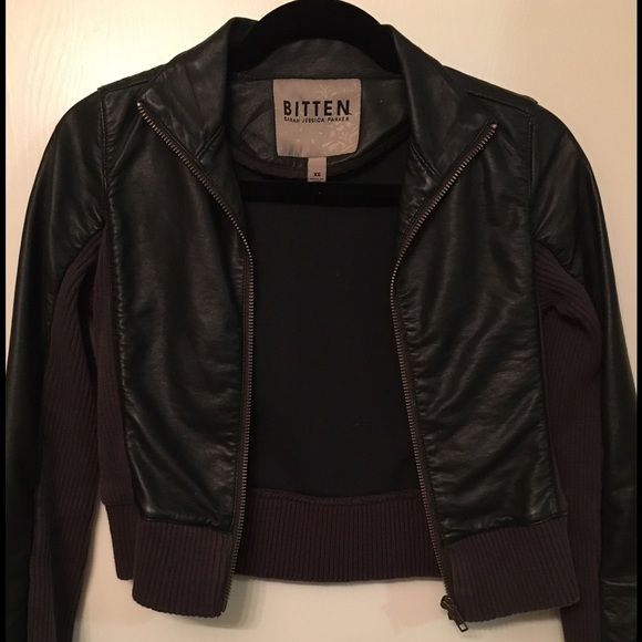 Vegan leather jacket