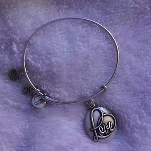 Alex and ani love bracelet