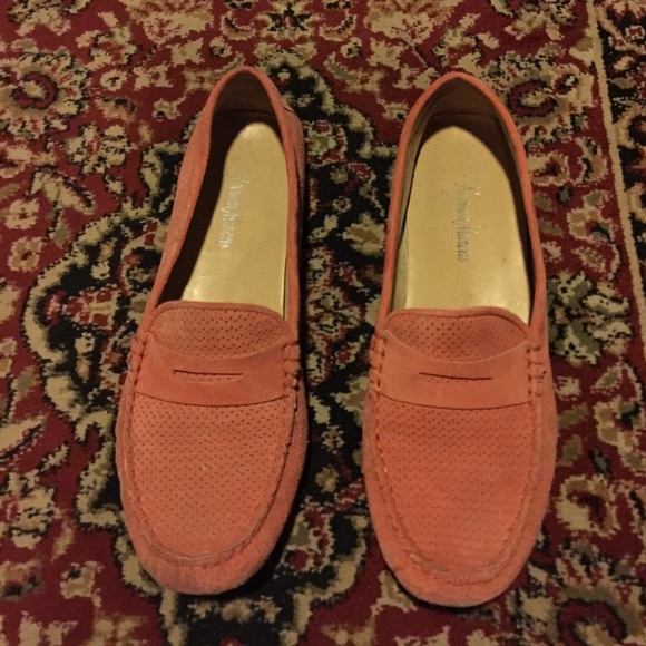 Nieman Marcus pink leather shoes