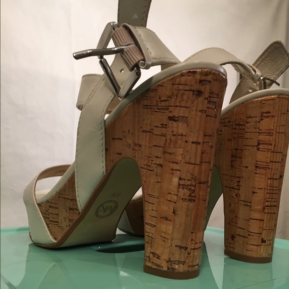 MICHAEL Michael Kors Cream Cork Wedges - Picture 2 of 5