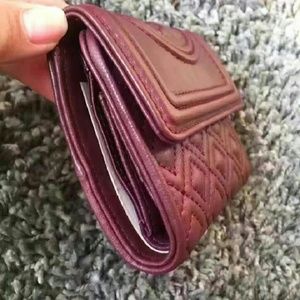 Tory burch fleming Red wallet