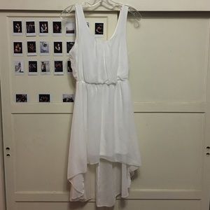 White high low dress!