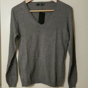 MANGO grey sweater