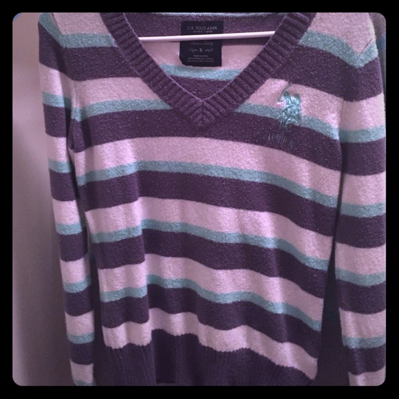 Striped U.S. Polo Assn. Sweater
