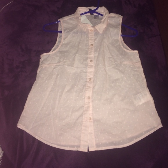 Blush pink H&M sleeveless blouse!
