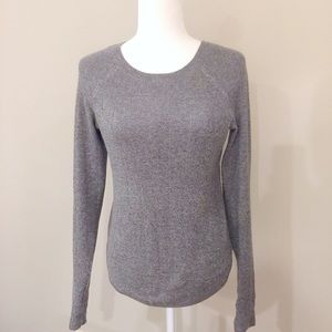 Ribbed Grey Sweater