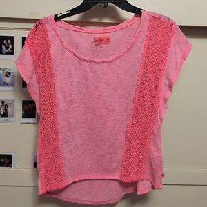 Hollister pink top