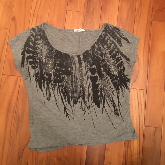 Forever 21 Gray Crop Top