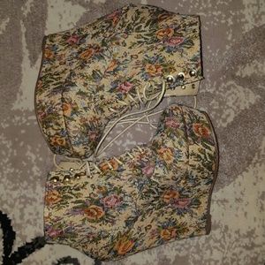 Charlotte Russe wedge booties