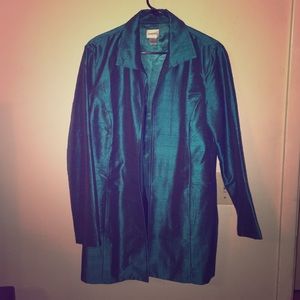 Iridescent green jacket