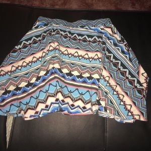 Colorful mini skirt