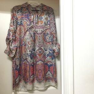 Zara silk tunic