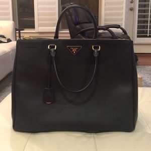 PRADA saffiano lux leather bag